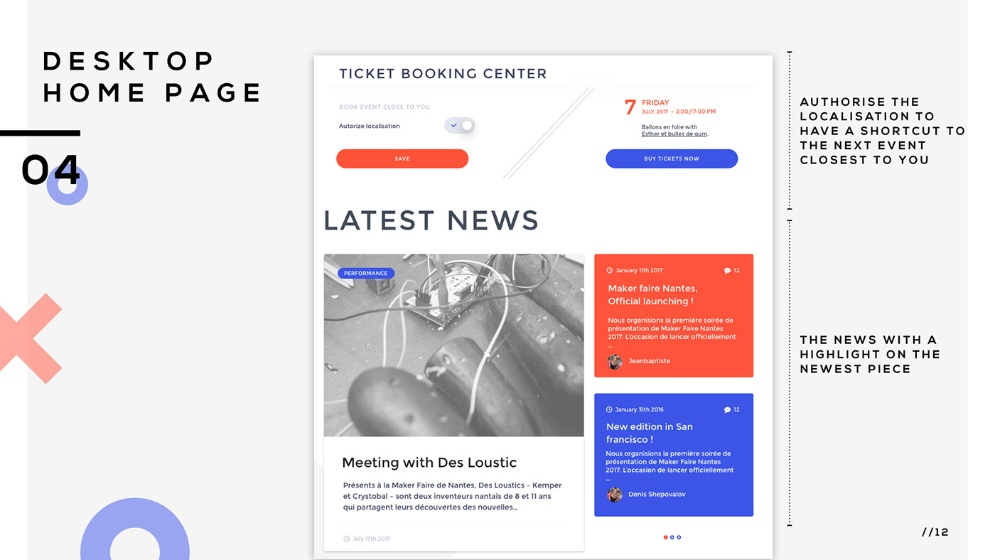 Homepage — ticket booking center and latest news