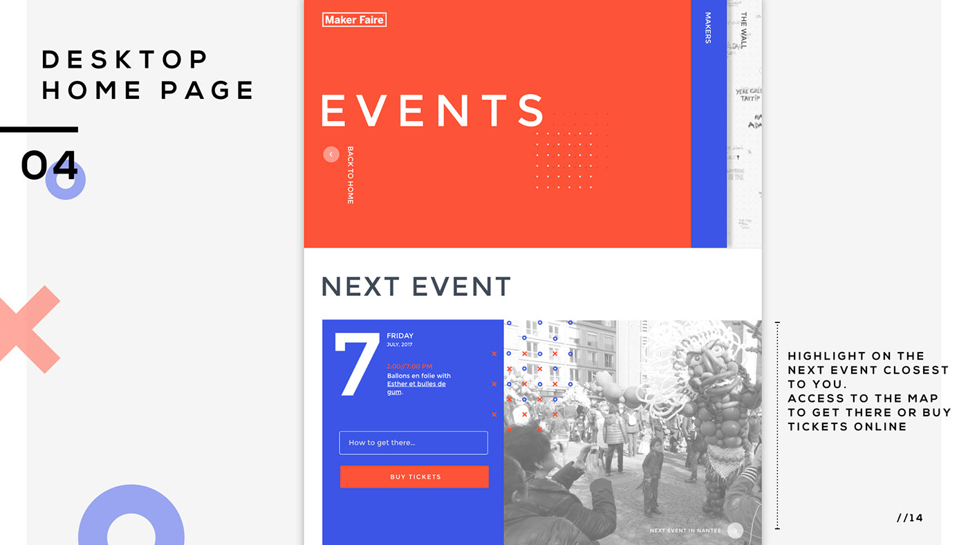 Events landing page and next event featured card